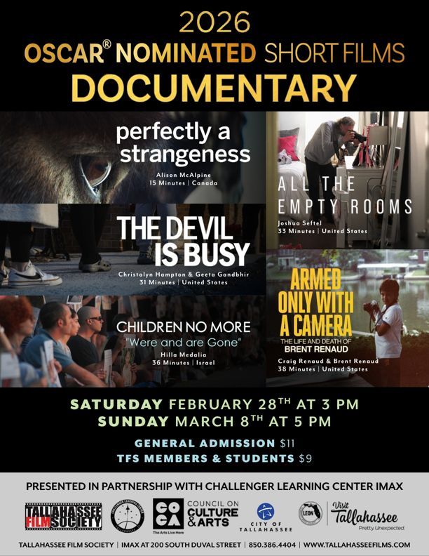 Showing ID#682 for '2026 Oscar Shorts: Documentary (@ CLC)'